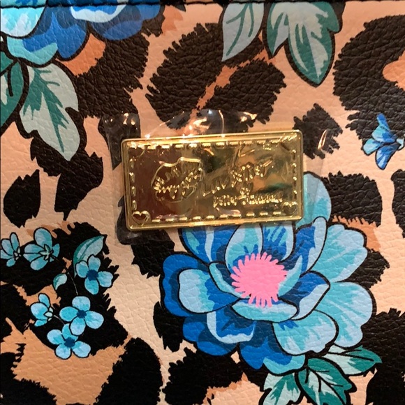 Betsey Johnson Luv Betsey Leopard and Floral Tote - Picture 7 of 8